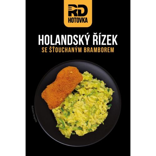 Holandský řízek se šťouchaným bramborem 500g