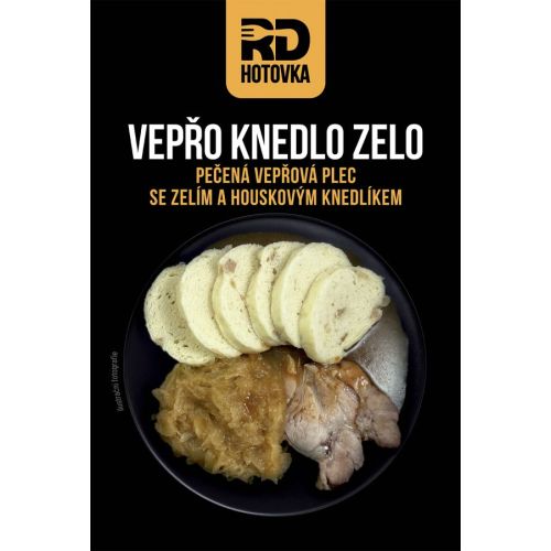 Vepřo knedlo zelo  - pečená vepřová plec se zelím a houskovým knedlíkem 500g