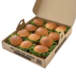Box s miniburgery 1400g - mix hovězí a kuřecí
