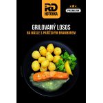 Grilovaný losos na másle s pařížským bramborem 450g
