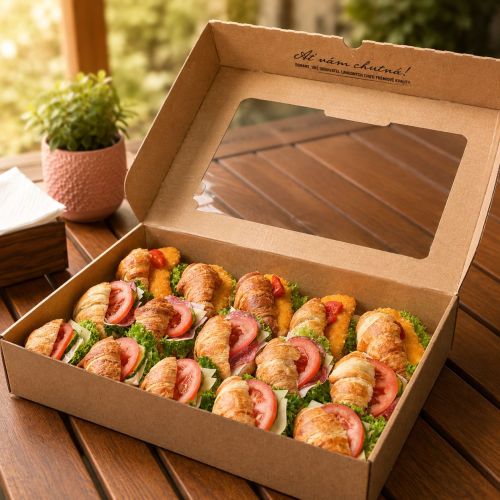 Box s croissanty 800g