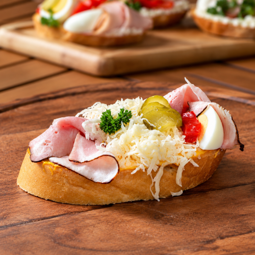 Chlebíček s anglickou slaninou 70g